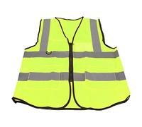 Striscia Riflettente, Guardian Sicurezza Riflettente con Cerniera Frontale Ad Alta visibilità per Guardian per la Corsa Notturna (Green)