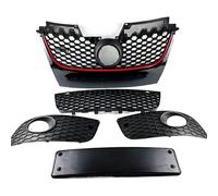 Striscia Rossa A Nido D'ape Anteriore Cofano Centrale Griglia Copertura Fendinebbia Per VW Per Golf MK5 GTI Per Jetta MK5 GLI 2006-2010 2011 GFVFGNLNNA