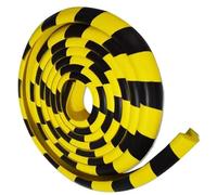 Striscia Segnaletica Giallo/Nero - 5 Metri di Protezione for Bordi in Schiuma di Gomma NBR Autoadesiva for Magazzini e Aree di Lavoro