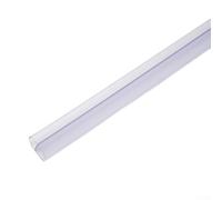 Striscia semicircolare impermeabile a forma di D da 1 m per porte doccia in vetro, efficace barriera all'acqua che aderisce saldamente senza applicazione (8 mm)