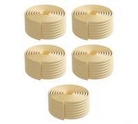 Striscia sigillante autoadesiva in schiuma per porte e, progettata per bloccare il rumore e le correnti d'aria, migliorando la tranquillità e il comfort (beige)
