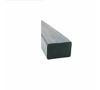 Striscia sigillante autoadesiva nera/bianca/rossa quadrata in schiuma di silicone per porte e finestre, guarnizione anti-collisione insonorizzata, cuscinetto piatto, 30x20 mm, nero, 1 m