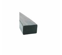 Striscia sigillante autoadesiva nera/bianca/rossa quadrata rettangolare in schiuma di silicone per porte e finestre, guarnizione anti-collisione insonorizzata, cuscinetto piatto-25x20mm nero-1M