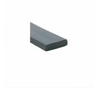 Striscia sigillante autoadesiva nera/bianca/rossa quadrata rettangolare in schiuma di silicone per porte e finestre, guarnizione anti-collisione insonorizzata, cuscinetto piatto-20x5mm nero-1M
