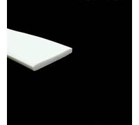 Striscia sigillante autoadesiva nera/bianca/rossa quadrata rettangolare in schiuma di silicone per porte e finestre, guarnizione anti-collisione insonorizzata, cuscinetto piatto-50x5mm bianco-1M