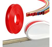 Striscia sigillante for Bordi a Forma di U da 1 m - Protezione Flessibile for mobili in TPE for armadi, tavoli e Guardaroba - Sicurezza dei Bambini e prevenzione dei Danni(Red,28mm)