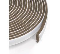 Striscia sigillante for guarnizioni da 10 metri, striscia sigillante a spazzola autoadesiva, striscia impermeabile for il riempimento di fessure di porte e finestre(Brown,23mm)