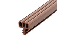 Striscia sigillante for scanalatura porta in legno, 5 metri, multicolore(Brown,5M*2)