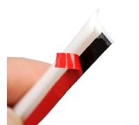 Striscia sigillante in gomma a forma di T da 2 m, resistente alle intemperie per auto, EPDM, migliora la tenuta dell'aria del veicolo