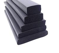 Striscia sigillante in schiuma di gomma, striscia in nitrile spessa 2 mm 3 5 10, barra quadrata solida in spugna, piatta impermeabile marina - da 1 metro(3mmx15mm)