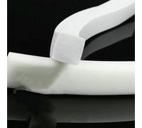 Striscia sigillante in schiuma di silicone bianca da 1~20 m, guarnizione quadrata in gomma siliconica, strisce di spugna in silicone, guarnizione per porte, 3x22 mm, quadrata, 10 metri