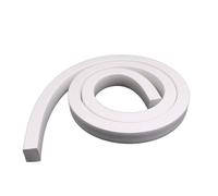 Striscia sigillante in schiuma di silicone, Striscia bianca in spugna di silicone da 5 m, dimensioni multiple, for alte temperature, for guarnizione delle porte(10x20mm)