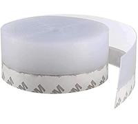 Striscia sigillante in silicone, 10 m, trasparente, resistente alle intemperie, autoadesiva, paraspifferi, per porte e finestre, antivento, antipolvere, insonorizzante, 4,5 cm