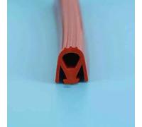 Striscia sigillante in silicone resistente alle alte temperature per porte di forni rotanti ad aria calda e forni da forno, resistente al calore, rossa come l'immagine 10-3,0 m