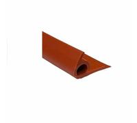 Striscia sigillante in silicone resistente alle alte temperature per porte di forni rotanti ad aria calda e forni da forno, resistente al calore, rossa come l'immagine 1-3,0 m