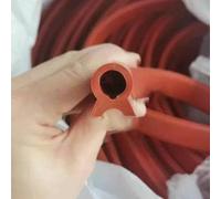 Striscia sigillante in silicone resistente alle alte temperature per porte di forni rotanti ad aria calda e forni da forno, resistente al calore, rossa, come l'immagine 11-1 metro o 3,28 piedi