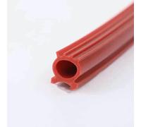 Striscia sigillante in silicone resistente alle alte temperature per porte di forni rotanti ad aria calda e forni da forno, resistente al calore, rossa come l'immagine 2-1 metro o 3,28 piedi