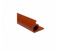 Striscia sigillante in silicone resistente alle alte temperature per porte di forni rotanti ad aria calda e forni da forno, resistente al calore, rossa come l'immagine 3-3,0 m