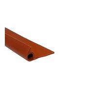 Striscia sigillante in silicone resistente alle alte temperature per porte di forni rotanti ad aria calda e forni da forno, resistente al calore, rossa come l'immagine 2-1 metro o 3,28 piedi
