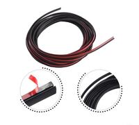 Striscia sigillante per auto, 5 m, per bordi di bordo, paraurti e minigonna, materiale EPDM, efficace nel ridurre il rumore interno