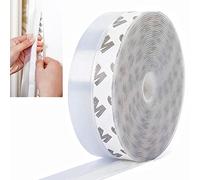 Striscia Sigillante per Finestre, Striscia Sigillante per Porte in Silicone, Nastro Sigillante in Gomma con Tappo Antispiffero con Nastro da 3M Preapplicato - 25 mm Larghezza (6 m/19,6 Piedi)