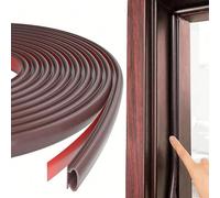 Striscia sigillante per porta 6m/rotolo, per sigillare lo spazio antifurto sulla porta, resistente all'usura e autoadesiva, striscia paraspifferi per porta, antifurto, antivento, insonorizzante e anti