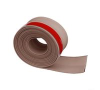 Striscia sigillante per porta del garage, in gomma TPE, resistente alle intemperie, per telaio della porta, per migliorare l'isolamento termico e la tenuta dell'aria (1 m, marrone)