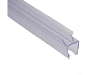 Striscia sigillante per porta della doccia in vetro progettata per comprimere delicatamente contro il bordo del vetro per una protezione affidabile dalle perdite nel tempo (10 mm)