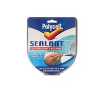 Striscia Sigillante Polycell Cucina / Bagno Bianca 41Mm PLCSSBKWH41