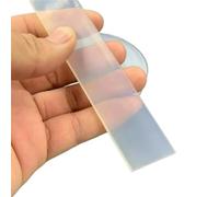 Striscia Sigillante Trasparente Striscia Piatta Solida In Silicone Traslucido Bianco 2/5/10M, Antiolio, Antiscivolo, Assorbimento Degli Urti, Resistenza Al Calore Ad Alta Temperatura(3mm,15mm-2M)