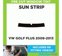 Striscia Solare Tinta Pretagliata - Per VW Golf Plus 2008-2013 - 5% LIMO Interno