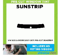 Striscia Sole Pretagliata Tinta - Per VW Eos 2 Porte 2007-2011 - 5% LIMO Interno