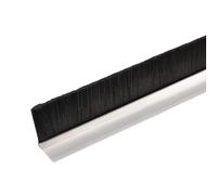 Striscia spazzola per porte, Striscia con spazzola for porta Lega di alluminio tipo HFT Spazzola argento Altezza 10-300 mm(Silver-f Type,20mm)