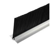 Striscia spazzola per porte, Striscia for spazzole for porte in lega di alluminio Tipo HFT Spazzola argento Altezza 10-300 mm(Silver-t Type,110mm)