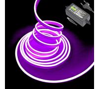Striscia Strip LED Con Alimentatore 5 Metri Neon Curvabile modellabile 12V IP65 [EEK: A++]
