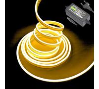 Striscia Strip LED Con Alimentatore 5 Metri Neon Curvabile modellabile 12V IP65 [EEK: A++]