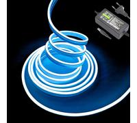 Striscia Strip LED Con Alimentatore 5 Metri Neon Curvabile modellabile 12V IP65 [EEK: A++]