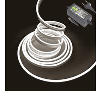 Striscia Strip LED Con Alimentatore 5 Metri Neon Curvabile modellabile 12V IP65 [EEK: A++]