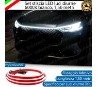 STRISCIA STRIP LED LUCI DIURNE POSIZIONE DRL 6000K BIANCO PER JAGUAR XK MK2