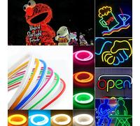 Striscia strip led neon Bobina flex 5 metri dc12v esterno ip65 modellabile
