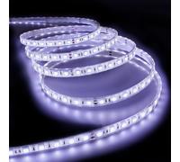 STRISCIA STRIP LED SMD5050 ADESIVO IP65 BOBINA 5 MT 150-300 LED 3000K 6000K