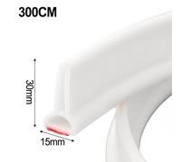 Striscia tappo acqua bagno doccia flessibile silicone barriera acqua per pavimen