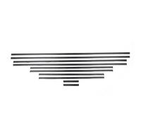 Striscia Tenuta in Gomma per Parabrezza Auto Per Mercedes Per Benz W463 2007-2018 Morbida Fibra Carbonio Porta Laterale Corpo Modanatura Strisce Copertura Trim(Fibra di carbonio)