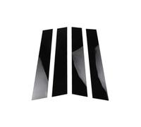 Striscia Tenuta Parabrezza Auto Per Ford Per Fiesta 2009 2010 2011 2012 2013 2014 2015 Adesivi Per Montanti Centrali Dei Finestrini Delle Portiere Delle Auto Neri Lucidi