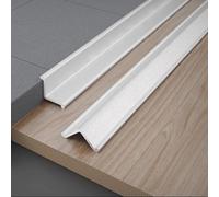 Striscia Terminale In Lega Di Alluminio, Striscia Di Rifinitura Angolare Per Bordi, Modanatura Angolare Interna Ed Esterna,per Angoli Interni Ed Esterni, 90 Cm * 3 Pezzi(Bright silver,30x30mm)