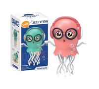 striscianti con musica a LED - Dancing Octopus Toy Baby | Giocattoli di evitamento 'ostacolo automatico | Prodotto di intrattenimento interattivo, forniture di gioco elettrico per bambini c