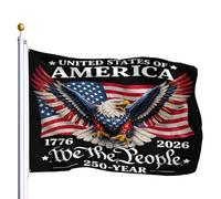 Striscione 250th Years American 250th Anniversary 1776 2026 90x150cm