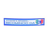STRISCIONE 5 METRI GRANDE NAPOLI CM 500x90 SCUSATE IL RITARDO FESTA 3° SCUDETTO