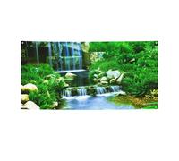 Striscione a cascata che scorre verso il basso, striscione esterno/interno, decorazione per compleanno, festa, matrimonio, festival, Halloween