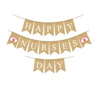 Striscione a forma di coda di rondine in lino a tema "Day" per